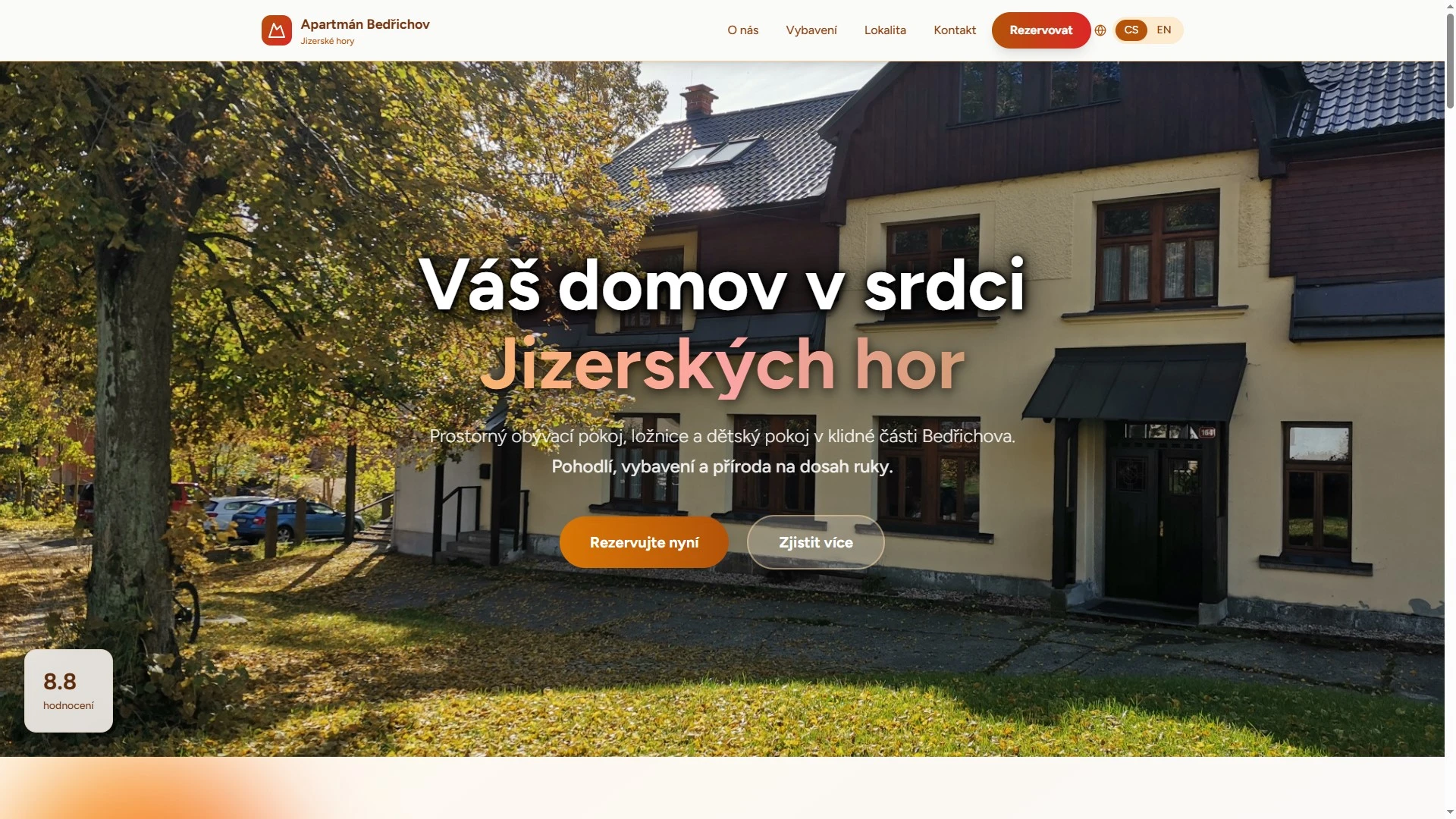 Apartmán Bedřichov