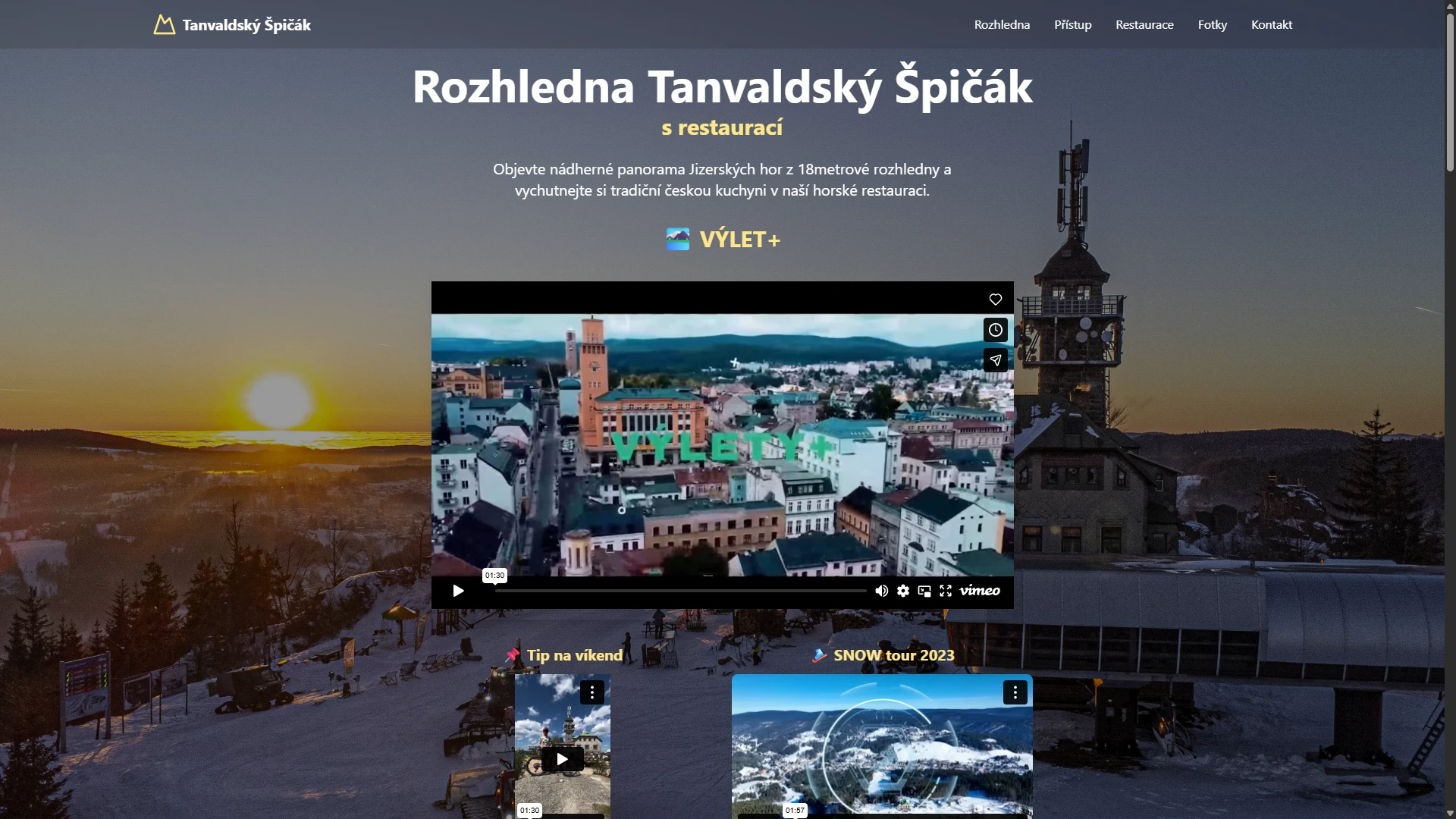 Rozhledna Tanvaldský Špičák